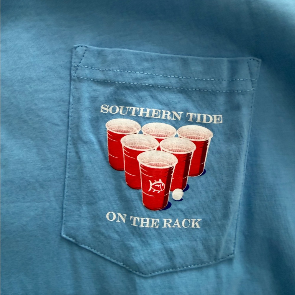 Southern Tide Light Blue Cotton Shirt